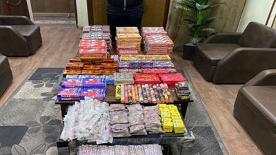 قبل بيعها في الأسواق .. ضبط 114574 قطعة ألعاب نارية بحوزة عاطل في الإسكندرية