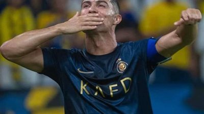 رونالدو يسجل هدفين ويقود النصر للفوز على الخليج بثلاثية في الدوري السعودي