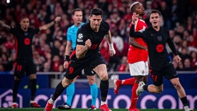 بخماسية.. برشلونة يحقق ريمونتادا عالمية أمام بنفيكا في دوري أبطال أوروبا