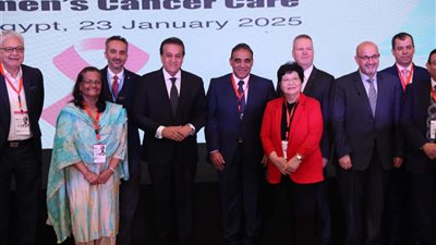 افتتاح المؤتمر الدولي لأورام الثدي والنساء والعلاج المناعي بحضور وزير الصحة
