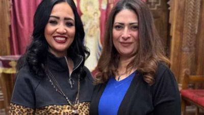 فنانة الأيقونات القبطية نانسي ميخائيل مع إيمان تركي في برنامج 