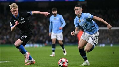 الشوط الأول.. كلوب بروج يتقدم على مانشستر سيتي في دوري أبطال أوروبا
