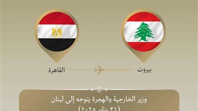 وزير الخارجية بدر عبد العاطي يلتقي نظيره اللبناني