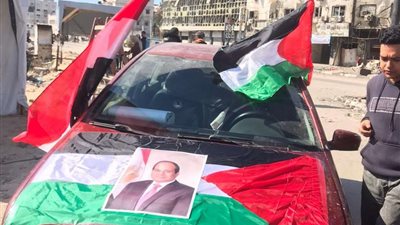 وقفات جماهيرية في غزة لدعم موقف مصر برفض تهجير الفلسطينيين