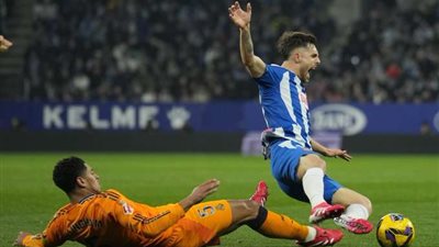 نهاية المباراة.. إسبانيول يفوز على ريال مدريد في الدوري الإسباني