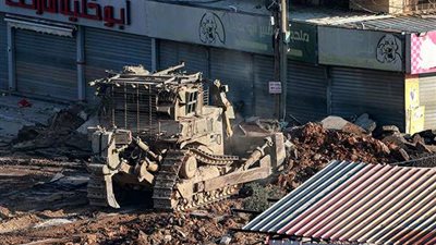 بالصور.. السلطة الفلسطينية تدين الهدم الإسرائيلي الوحشي لمباني في جنين