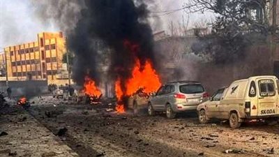 ارتفاع عدد ضحايا انفجار سيارة مفخخة في منبج شرقي حلب بسوريا إلى 22 قتيلاً