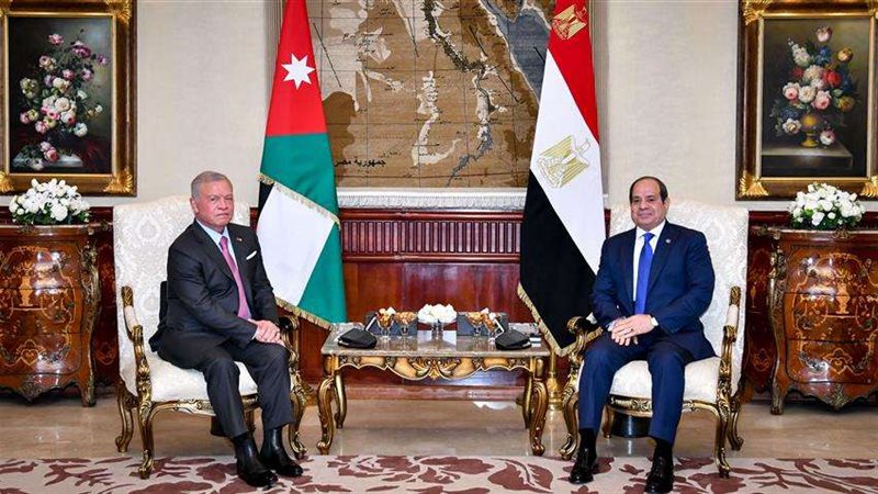 السيسي والعاهل الأردني