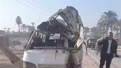 تفاصيل مصـ رع شخصين وإصابة 9 آخرين فى حـ ادث تصادم عنيف بالدقهلية.. صور