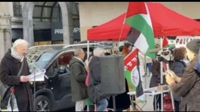 ليون تشهد مظاهرة كبرى دعماً لفلسطين ورفضاً للتهجير القسري