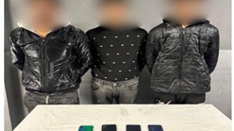 المتهمين والمضبوطات