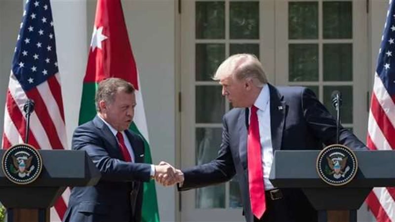 الرئيس الأمريكي والعاهل