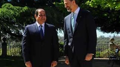 السيسي وملك إسبانيا يبحثان الأزمة الفلسطينية ورفض خطط تهجير الفلسطينيين