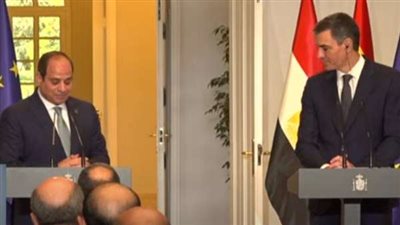السيسي: أكدت مع رئيس وزراء إسبانيا أهمية تعزيز الاستثمارات في مصر