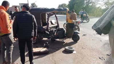 إصابة 7 أشخاص بينهم أطفال في حادث تصـ ادم مروع بسوهاج .. صور