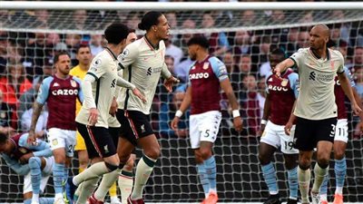 بث مباشر.. مباراة ليفربول وأستون فيلا في الدوري الإنجليزي