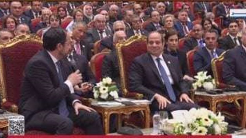 السيسي ورئيس القبرص