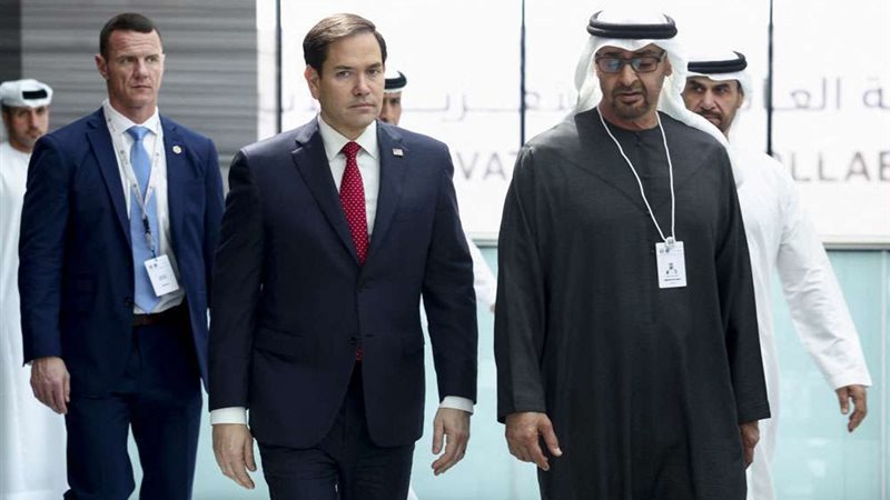 محمد بن زايد وماركو