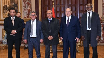 رئيس مجلس الشيوخ يستقبل وفدًا من المجلس الأعلى للدولة الليبي