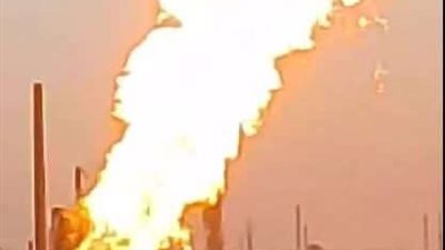 السيطرة على حريق الصف.. كسر ماسورة غاز يتسبب في كارثة