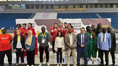 6 ميداليات حصيلة مصر في ثالث أيام بطولة أفريقيا للسلاح للناشئين والشباب بأنجولا