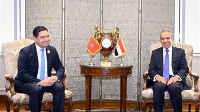 وزير الخارجية ونظيره المغربي يؤكدان أهمية التوصل لحل سياسي دائم للقضية الفلسطينية