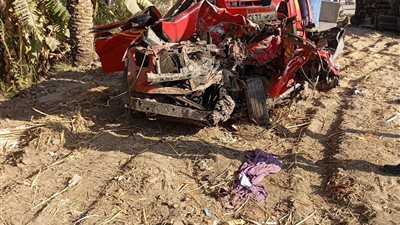تصادم مروع على طريق المريوطية بالبدرشين.. مصرع شخصين وإصابة 23 آخرين