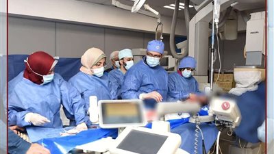 مستشفيات جامعة عين شمس تنجح في إجراء زراعة صمام رئوي بالقسطرة لحالتين معقدتين