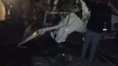 حـ ادث انقلاب سيارة على الطريق الإقليمى بالمنوفية