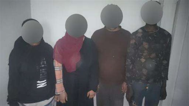 المتهمين والمضبوطات