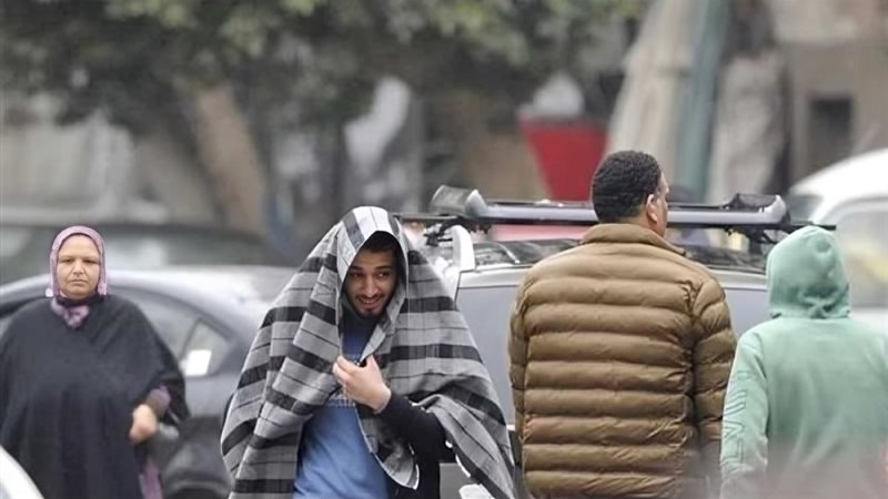 موجة باردة تضرب مصر