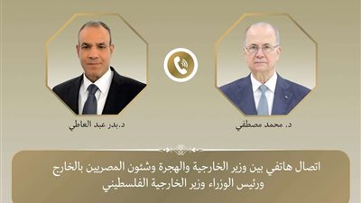 وزير الخارجية المصري ونظيره الفلسطيني يبحثان إعادة إعمار غزة
