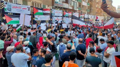 لا للتهجير .. شعار المصريين بعد صلاة العيد تضامنًا مع الشعب الفلسطيني