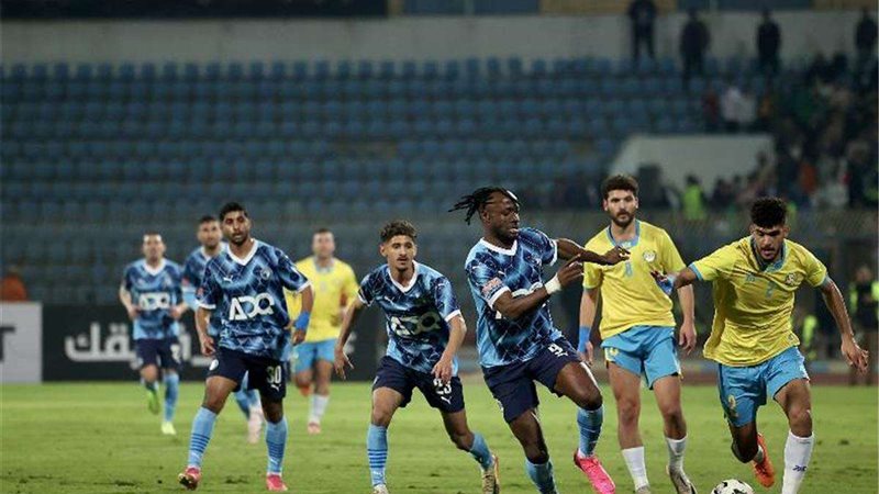من مباراة بيراميدز