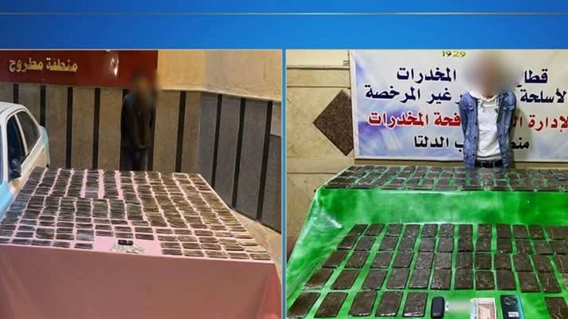 المتهمين والمضبوطات
