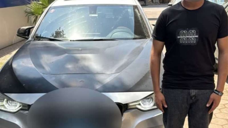 المتهم والسيارة المستخدمة