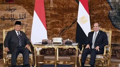 الرئيس السيسي يستقبل نظيره الإندونيسي اليوم
