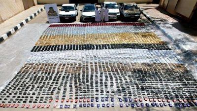 القبض على تشكيل عصابي بحوزته 3 طن حشيش بجنوب سيناء بقيمة 300 مليون جنيه