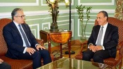 وزير الخارجية يستقبل المرشح لمنصب مدير عام منظمة اليونسكو خالد العناني