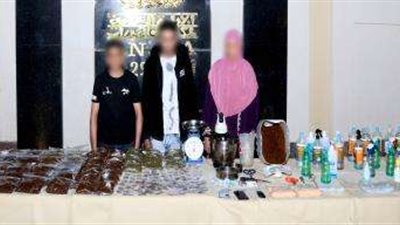 ضبط 10 عناصر إجرامية بحوزتهم مواد مخدرة في 3 محافظات