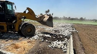 مركز سنورس بالفيوم يشهد حملة مكبرة لاسترداد أراضي الدولة وإزالة التعديات