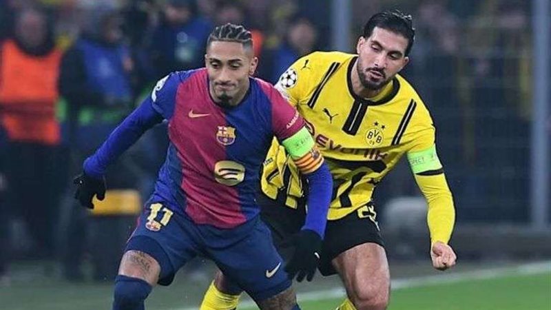مباراة برشلونة وبروسيا