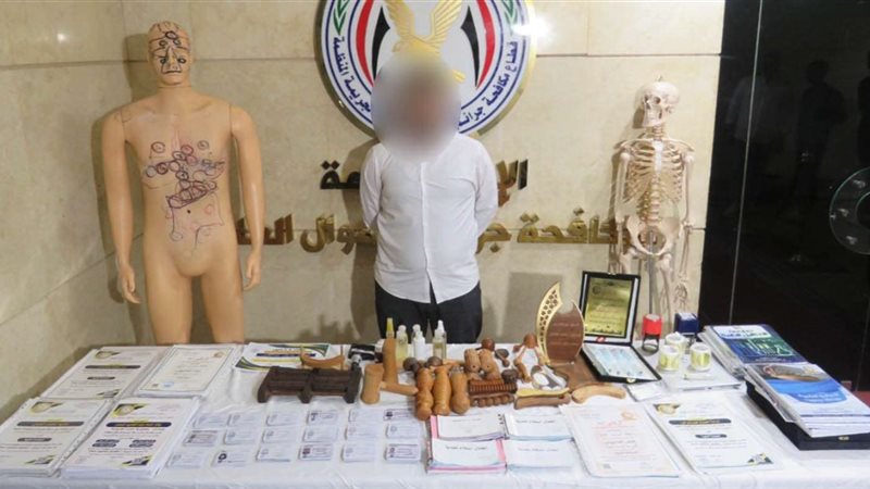 المتهم والمضبوطات