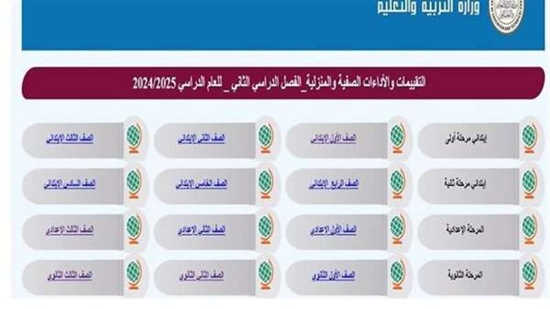 التقييمات الأسبوعية