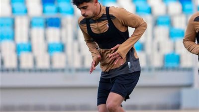 أحمد الجفالي يشارك في مران الزمالك