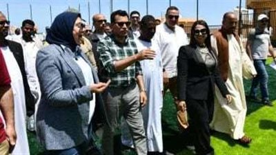 وزير الرياضة يتفقد منشآت شلاتين وأبو رماد وحلايب بدعم من تنسيقية شباب الأحزاب