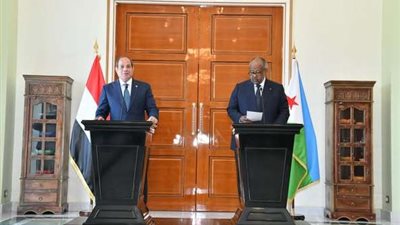 الرئيس السيسي يعود إلى أرض الوطن عقب زيارة إلى جيبوتي