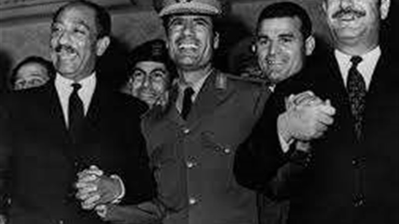 حافظ الأسد مع السادات