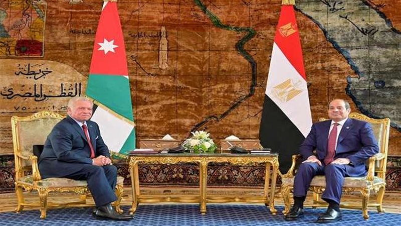 السيسي مع العاهل