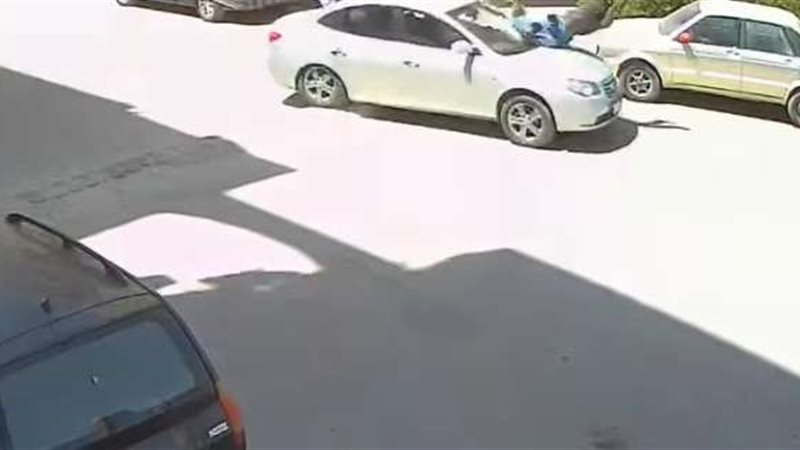 لحظة دهـ س المجني